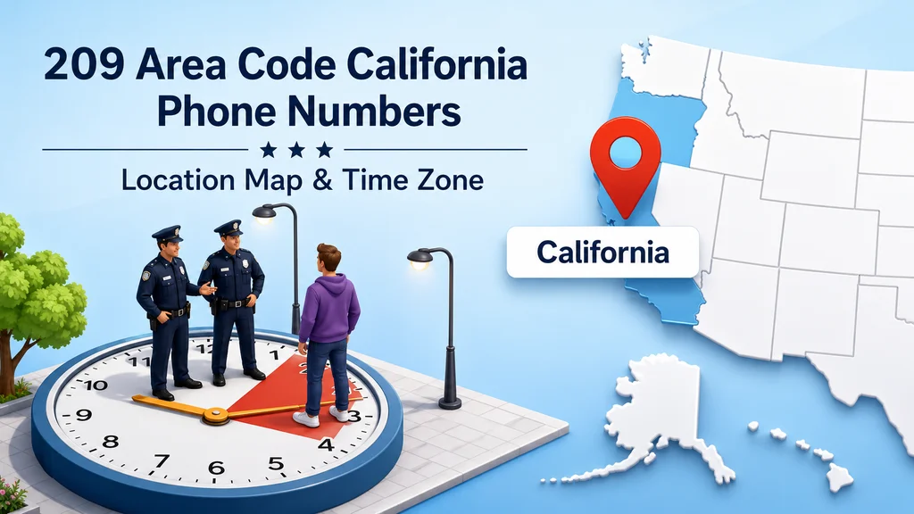 209 Area Code California Phone Numbers | Location Map & Time Zone