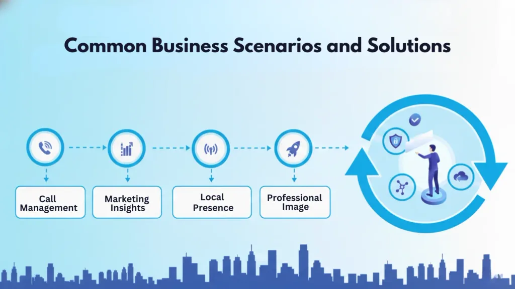 Common business scenarios and solutions with a 323 area code number