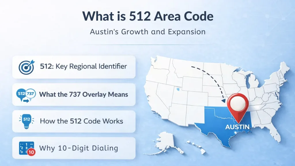 What is the 512 area code — Austin metropolitan area and Central Texas