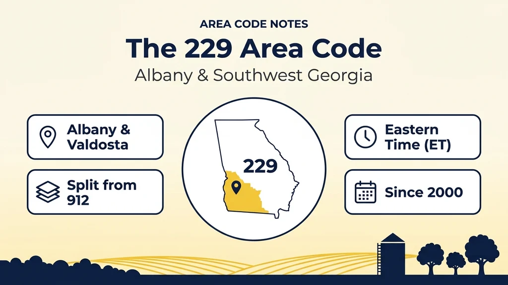 229: Southwest Georgia's Rare Three-Way Split Code