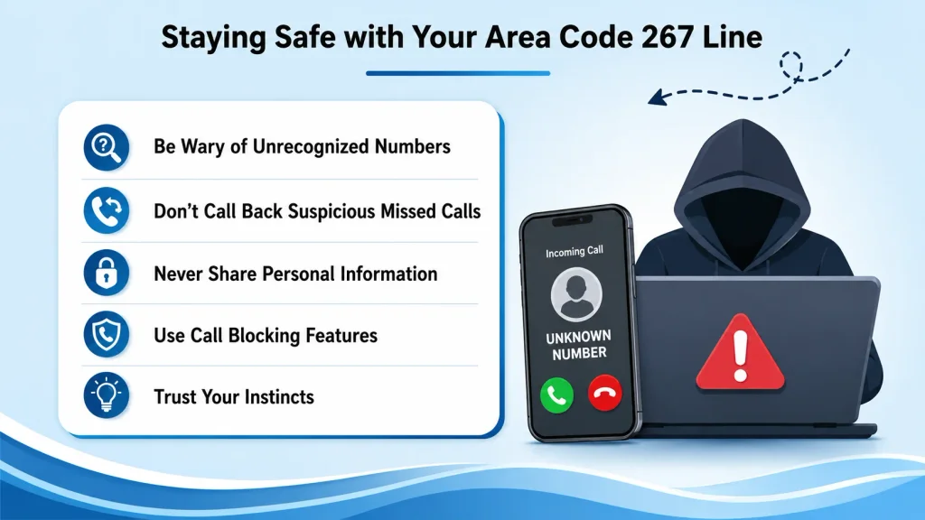 Staying Safe with Your Area Code 267 Line