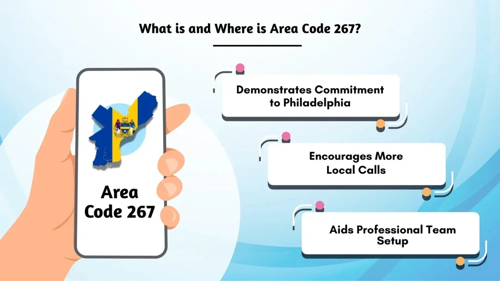 What is and Where is Area Code 267