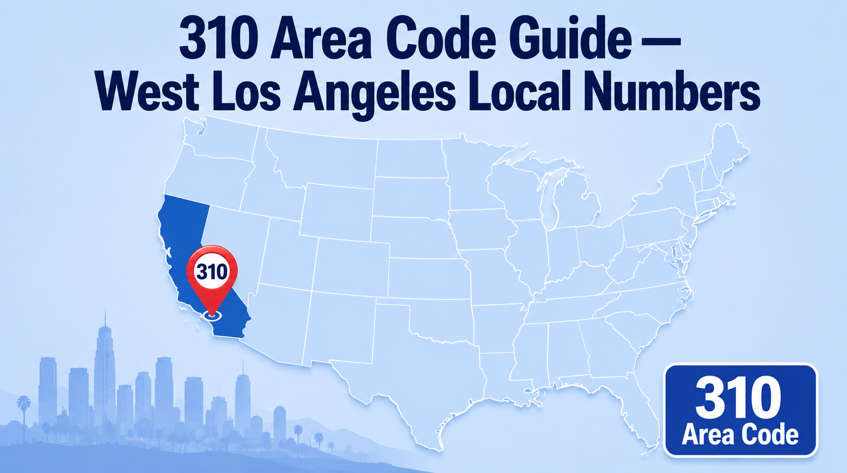 310 Area Code: West Los Angeles Phone Number Guide