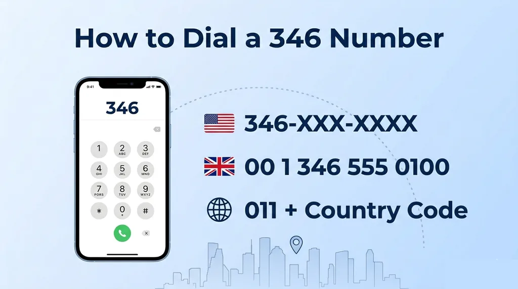 How to Dial a 346 Number — Within US, From Abroad, International formats