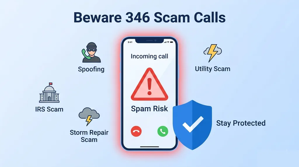 Beware 346 Scam Calls — Neighborhood Spoofing, IRS Impersonation, Utility Fraud, Storm Repair Scams