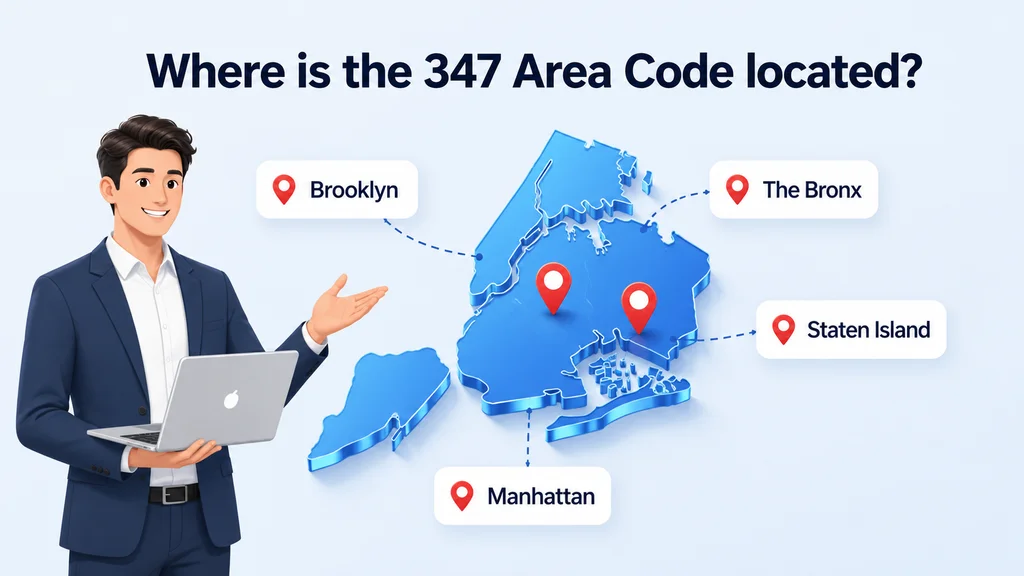 Where is the 347 area code located
