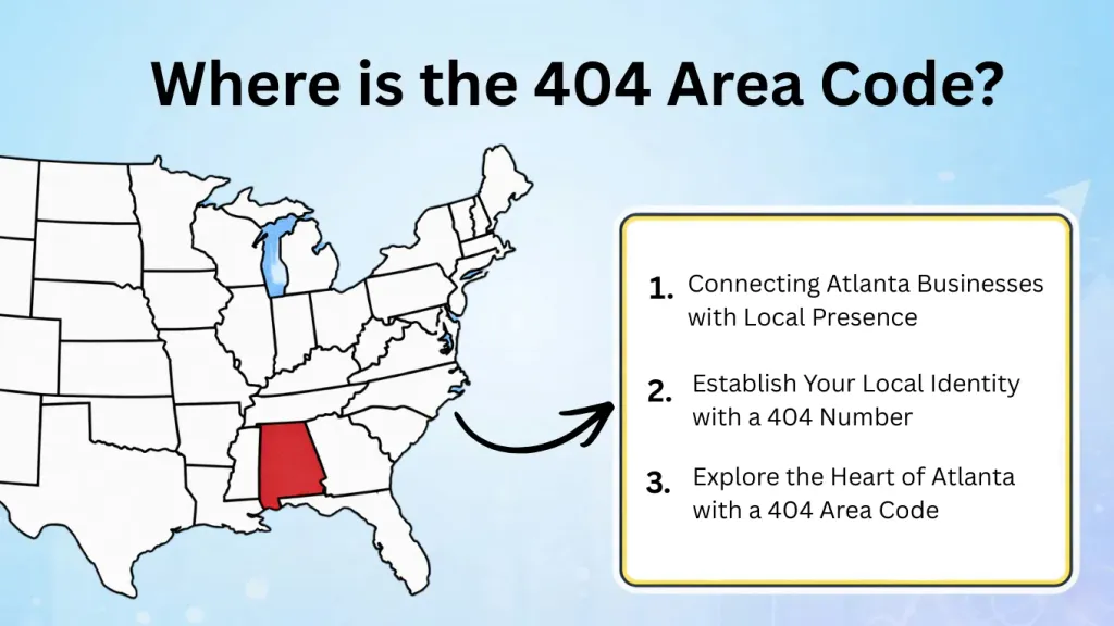 What the 404 area code is and where it covers in Atlanta