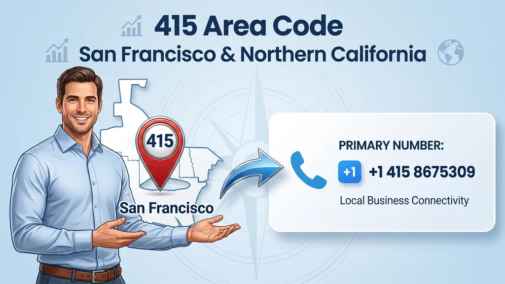 What the 415 area code is and where it covers in San Francisco