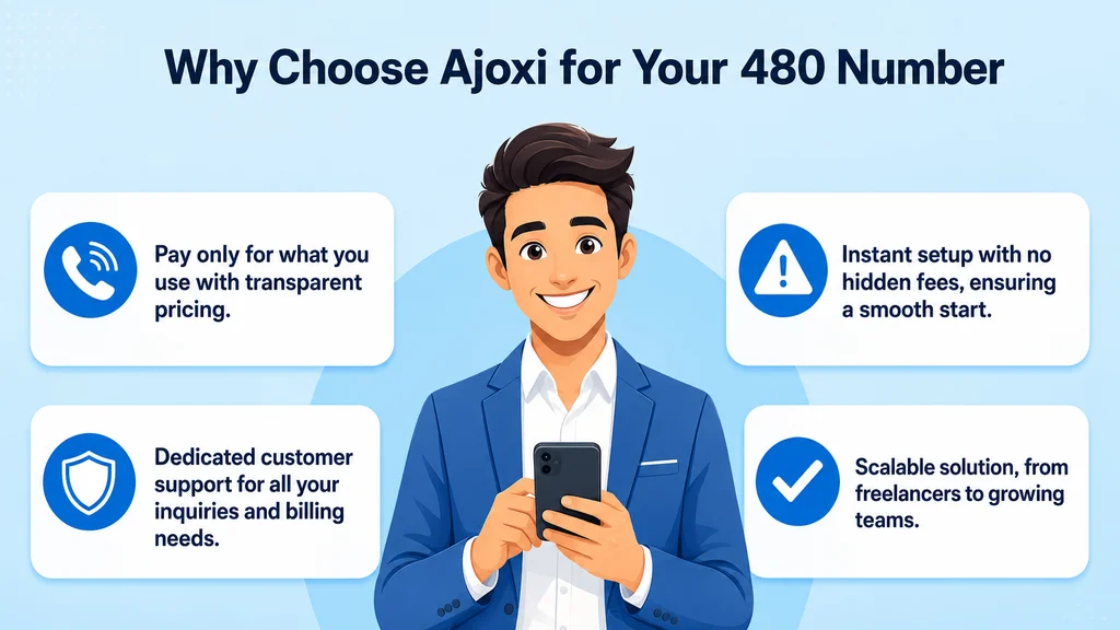Why Choose Ajoxi for Your 480 Number