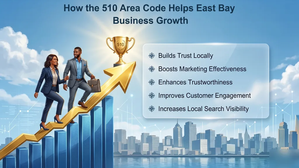 510 area code coverage across the East Bay