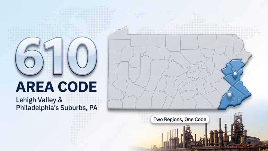 610: The Area Code Spanning Lehigh Valley and Philly's Suburbs