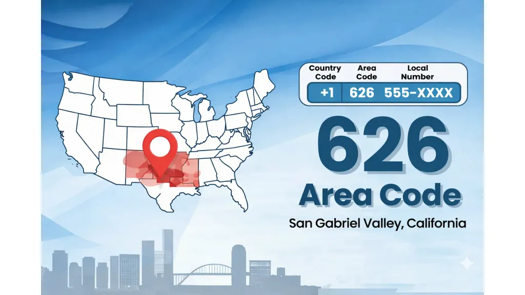 626 Area Code: San Gabriel Valley Numbers for Pasadena