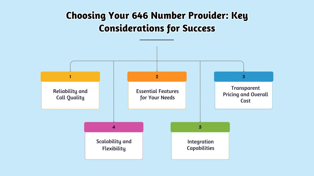 Choosing Your 646 Number Provider: Key Considerations for Success