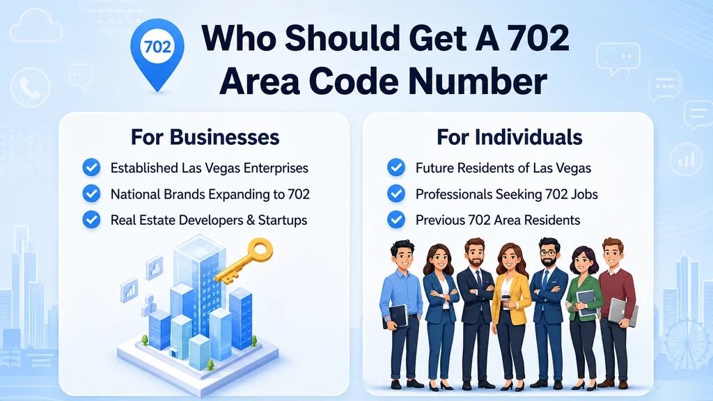 Who should get a 702 area code number — local businesses, remote companies, individuals, job seekers in Las Vegas