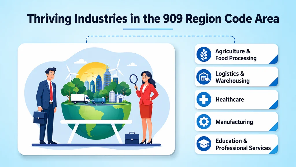 Thriving Industries in the 909 Region Code Area