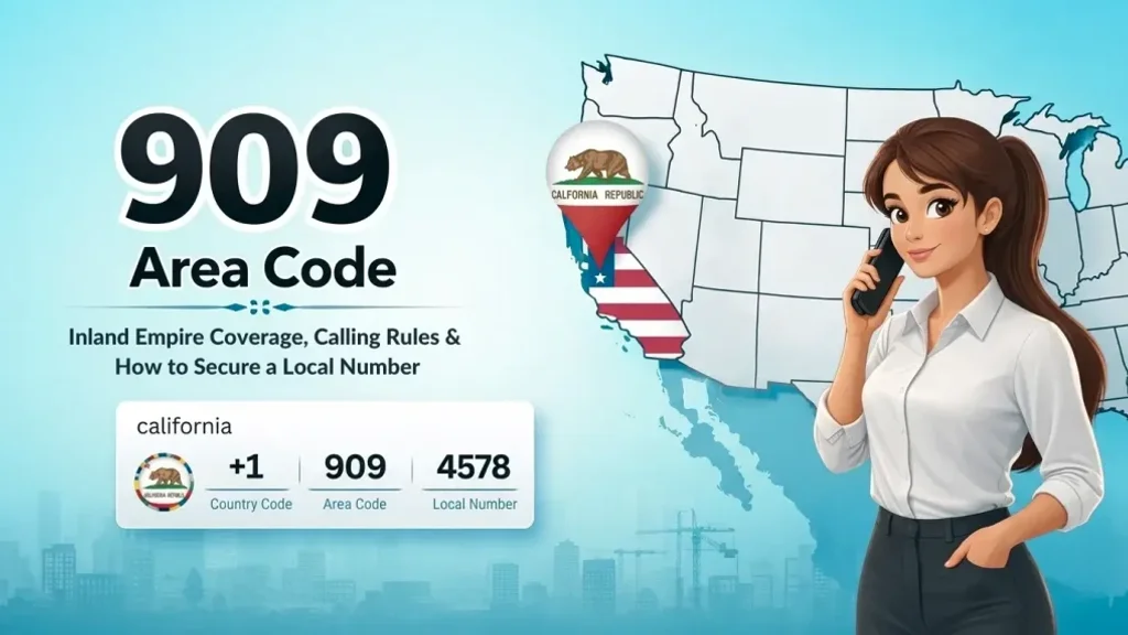 909 Area Code 2026: Inland Empire Coverage, Calling Rules & How to Secure a Local Number