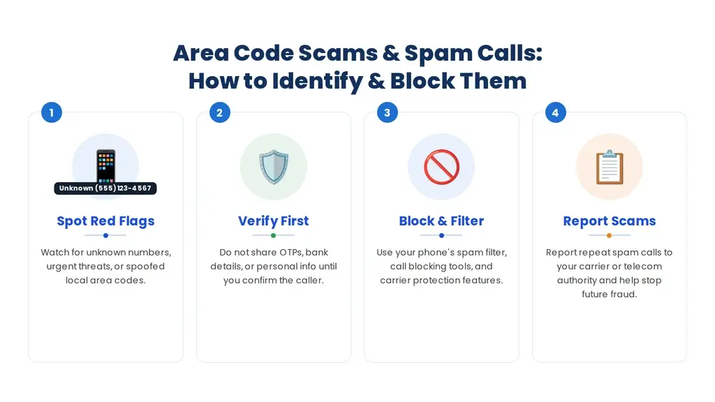 Call-centre agent reviewing caller ID for suspicious area codes