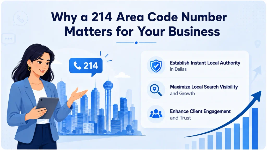 Why a 214 area code matters for your business — local trust, SEO, and Dallas presence