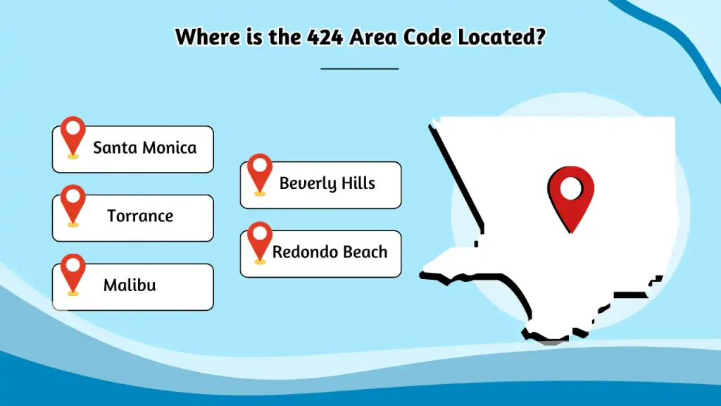 Where is the 424 area code located — western Los Angeles County, Southern California