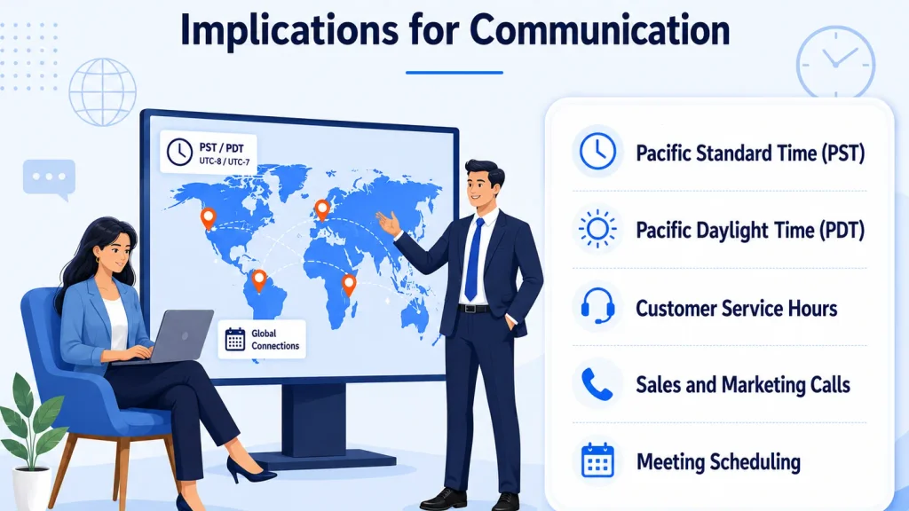 Pacific Time Zone — implications for communicating with the 424 area code