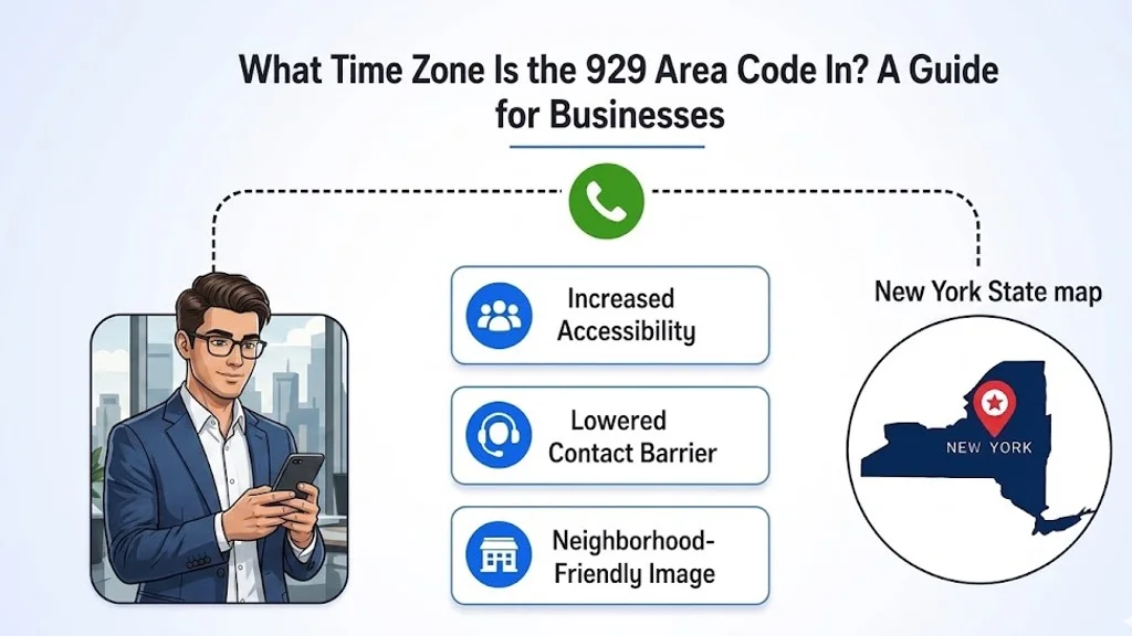 What time zone is the 929 area code in — Eastern Time guide for businesses