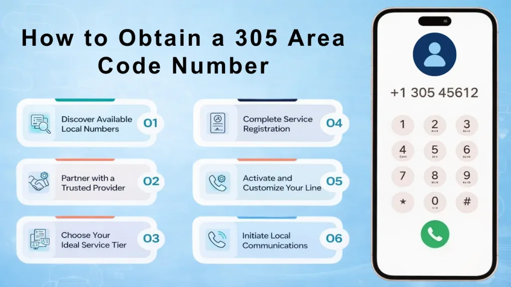 How to obtain a 305 area code number — step-by-step VoIP setup