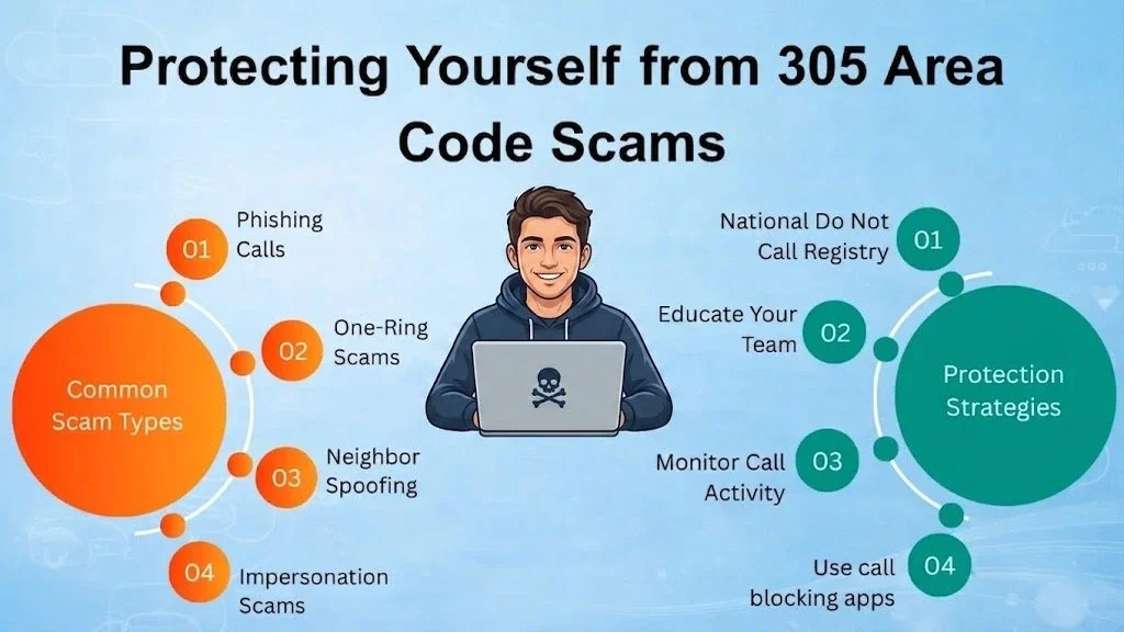 Safeguard yourself from 305 area code scams — one-ring scams, phishing, and neighbor spoofing