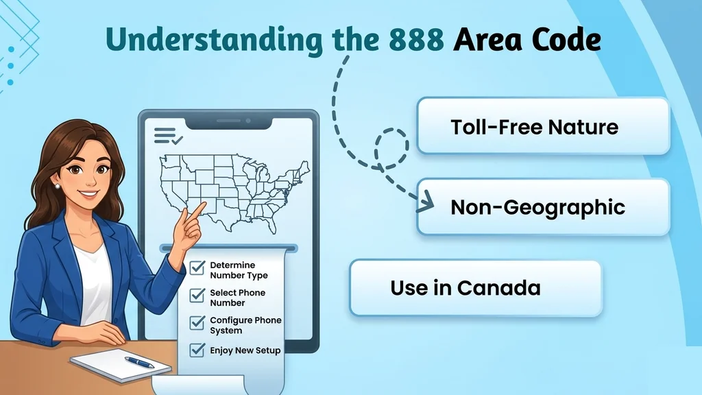 Understanding the 888 area code — toll-free, non-geographic, USA and Canada