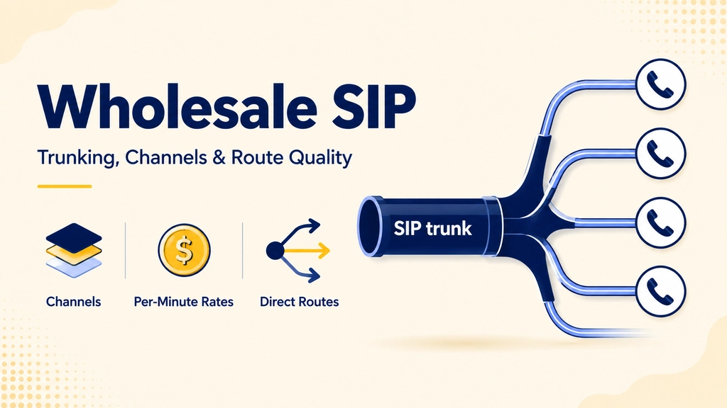 Wholesale SIP Trunking Explained: Channels, Minutes & Margin
