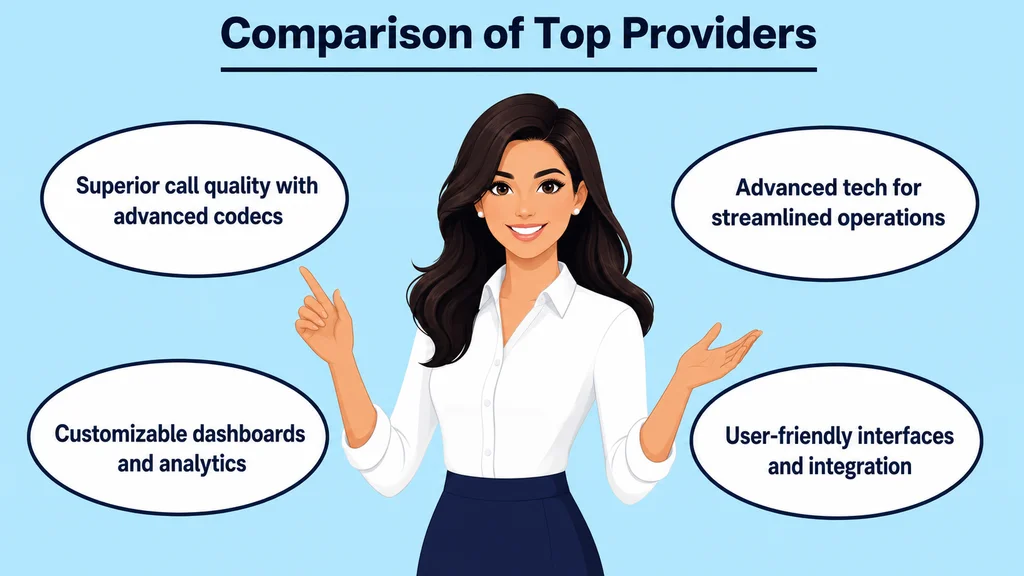 Comparison of Wholesale Voice Rates from Top Providers