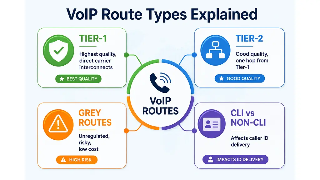 Network operations map showing global voice routes