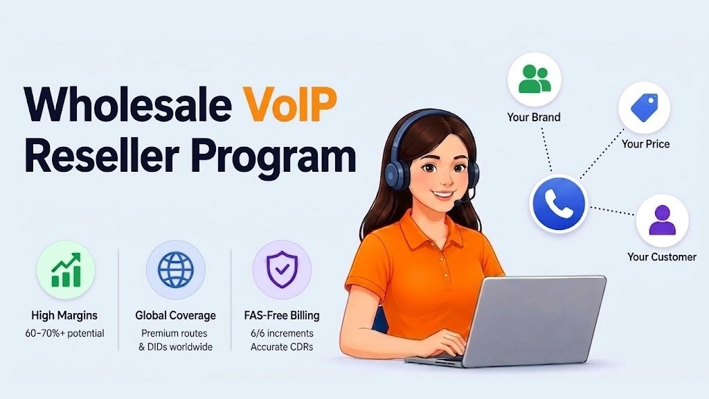 Wholesale VoIP Reseller Program: How to Start, Scale & Protect Margins