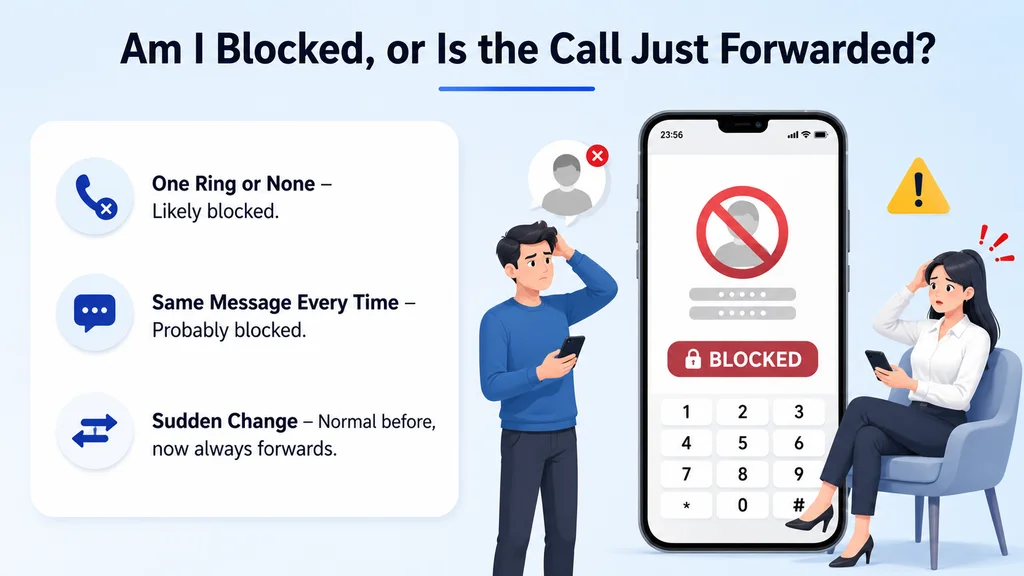 Am I Blocked or Is the Call Just Forwarded?