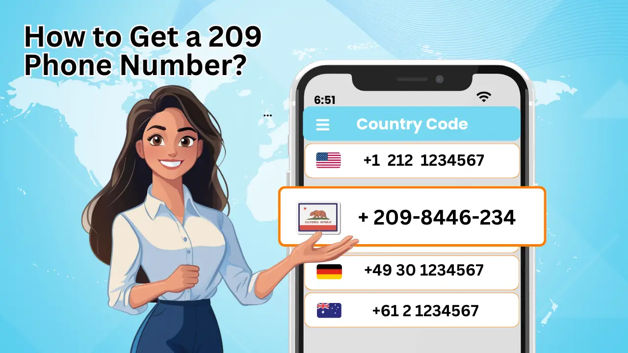 How to Get a 209 Phone Number