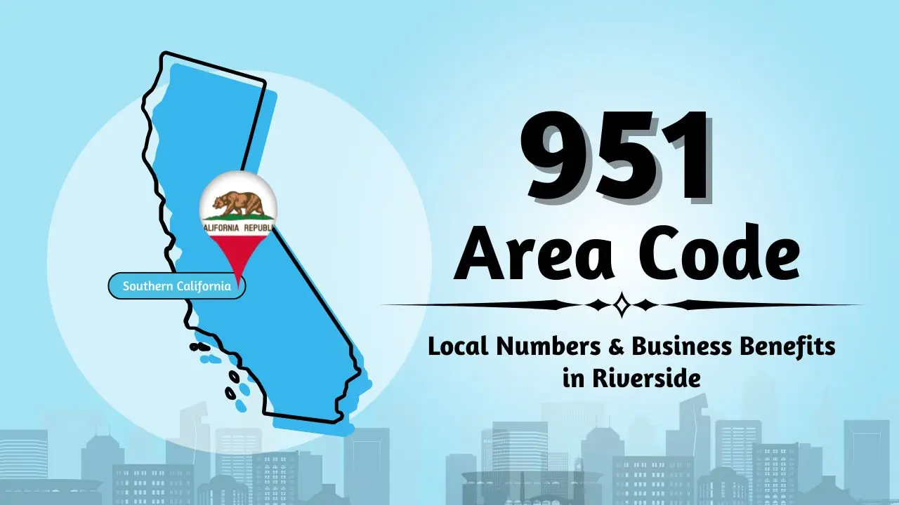 951 Area Code Guide Local Numbers & Business Benefits in Riverside