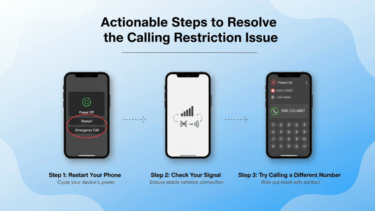 Steps to Resolve Restriction Issue