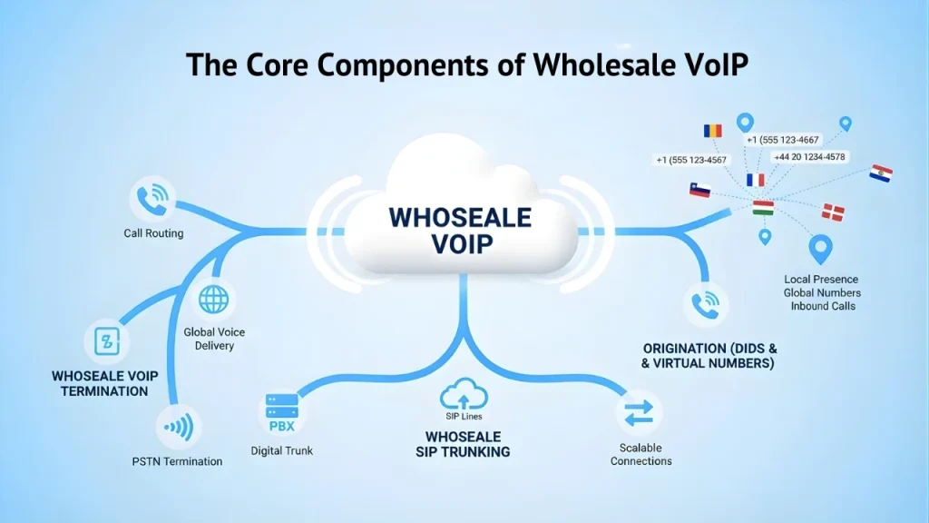 The Core Components of Wholesale Voip